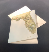 Load image into Gallery viewer, Florida Wildlife Corridor Map- Folded Cards (10-Pack)
