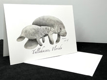 Load image into Gallery viewer, Notecard Tallahassee Manatee
