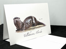 Load image into Gallery viewer, Notecard Tallahassee River Otter
