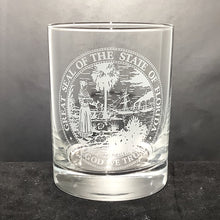 Load image into Gallery viewer, State Seal Old Fashioned Glassware set of 4
