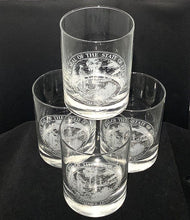 Load image into Gallery viewer, State Seal Old Fashioned Glassware set of 4
