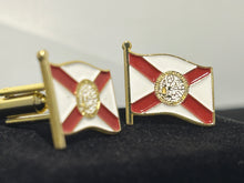 Load image into Gallery viewer, Florida Flag Cufflinks
