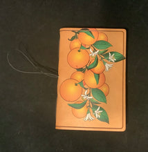 Load image into Gallery viewer, Orange Blossom Leather Travel Journal
