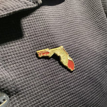Load image into Gallery viewer, Florida Shaped Lapel Pin
