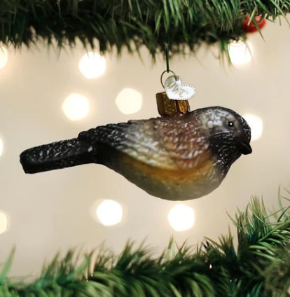 Ornament Vintage Chickadee OWC