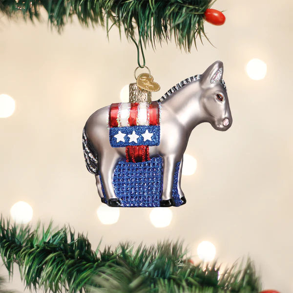 Ornament Democrat Donkey OWC