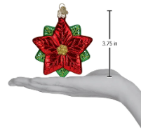 Load image into Gallery viewer, Ornament Poinsettia Star OWC
