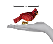 Load image into Gallery viewer, Ornament Resting Cardinal OWC
