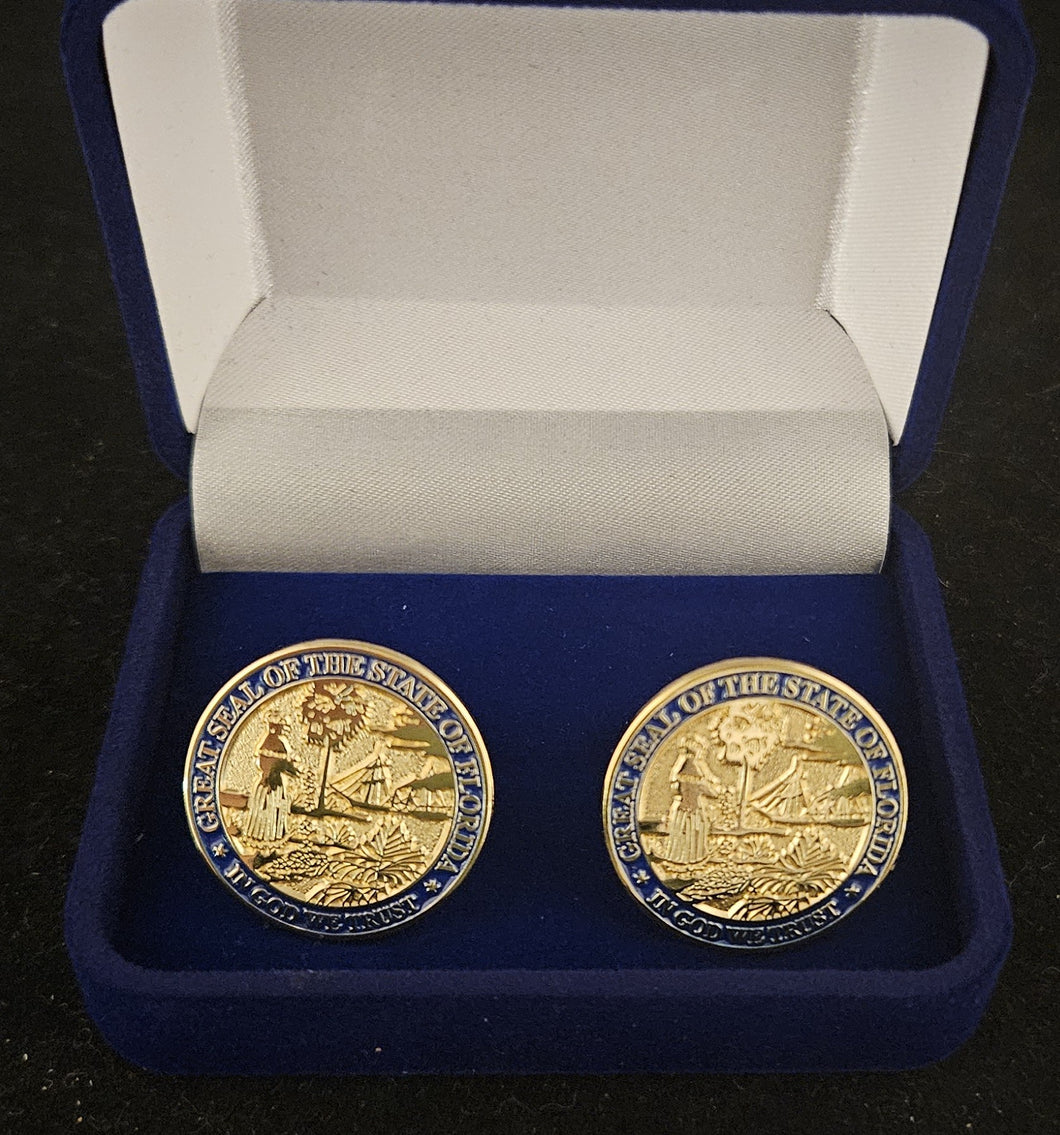 State Seal Cufflinks