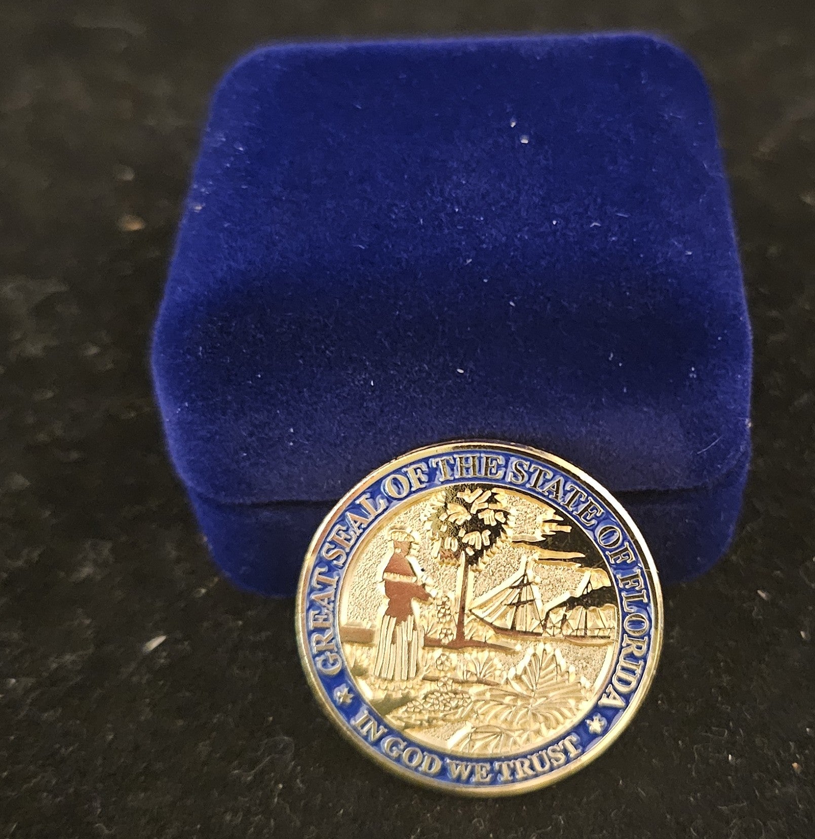 PinMart's Florida US State Flag FL Enamel Lapel Pin