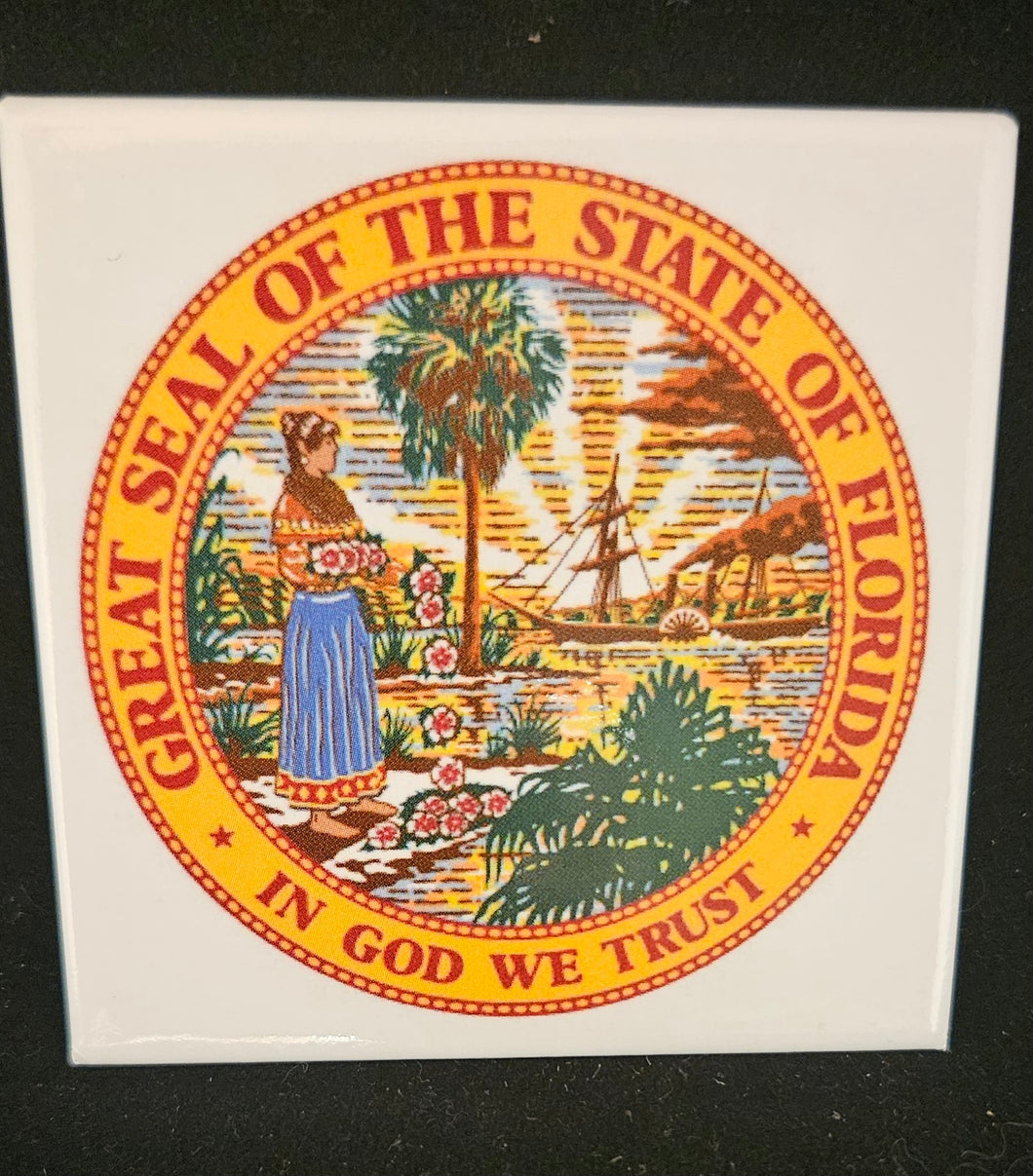 Magnet State Seal Square