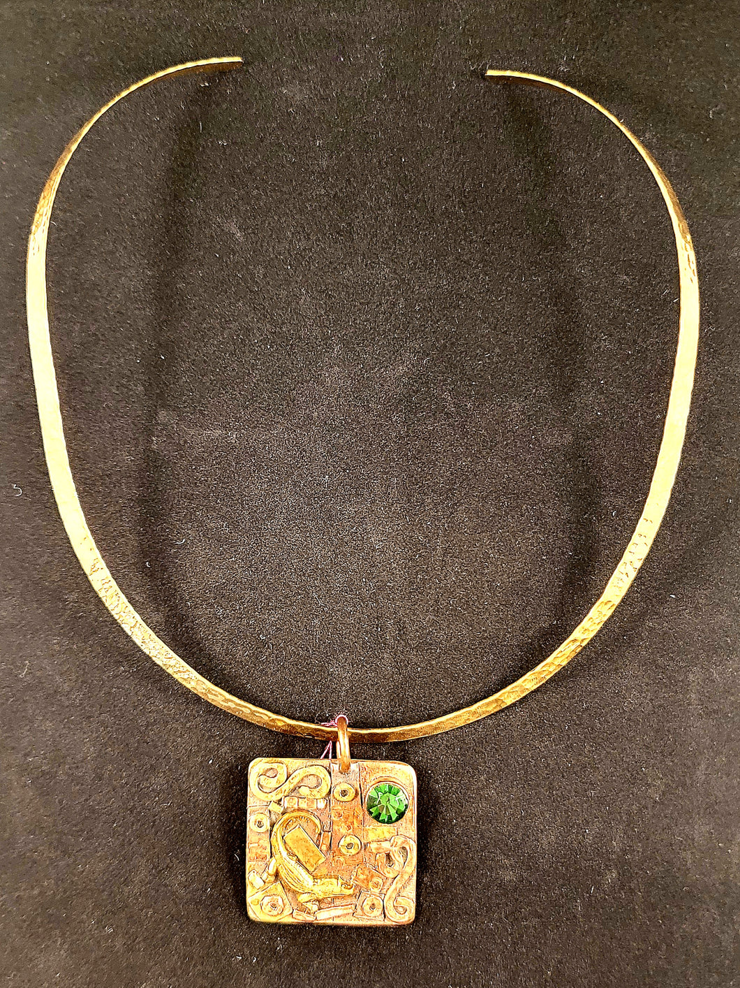 Necklace Copper W/ Stone