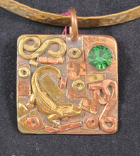 Load image into Gallery viewer, Necklace Copper W/ Stone
