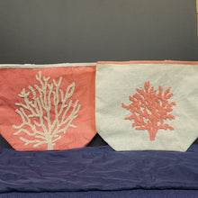 Load image into Gallery viewer, Tote Coral Pink/White Large
