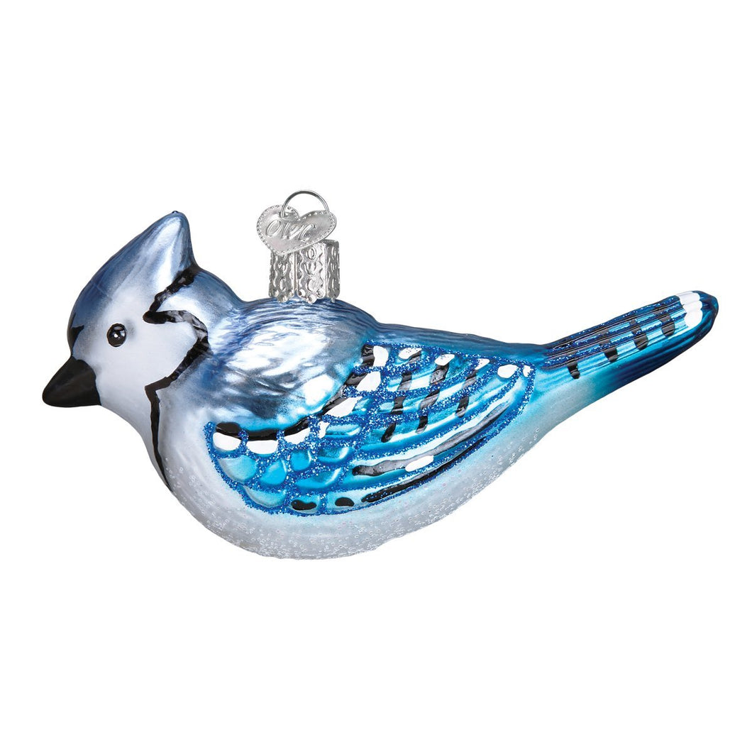 Ornament Bright Blue Jay OWC