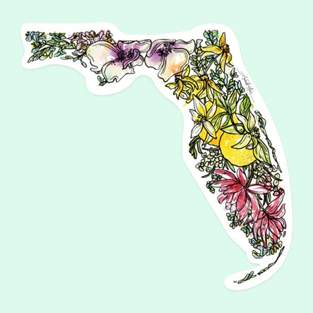 Florida Watercolor Sticker