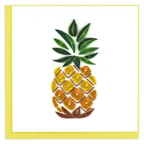 Notecard Quilling Pineapple