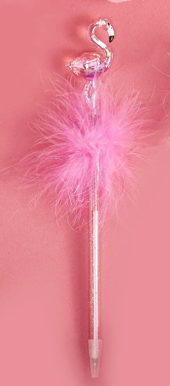 Pen Flamingo Iridescent Feathe