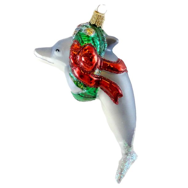 Ornament Christmas Dolphin OWC