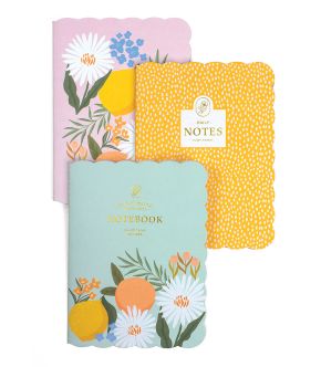 Citrus Florals 3-Pack Paper Journal