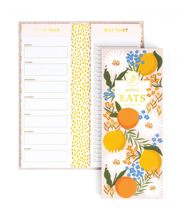 Citrus Florals Pocket List Pad