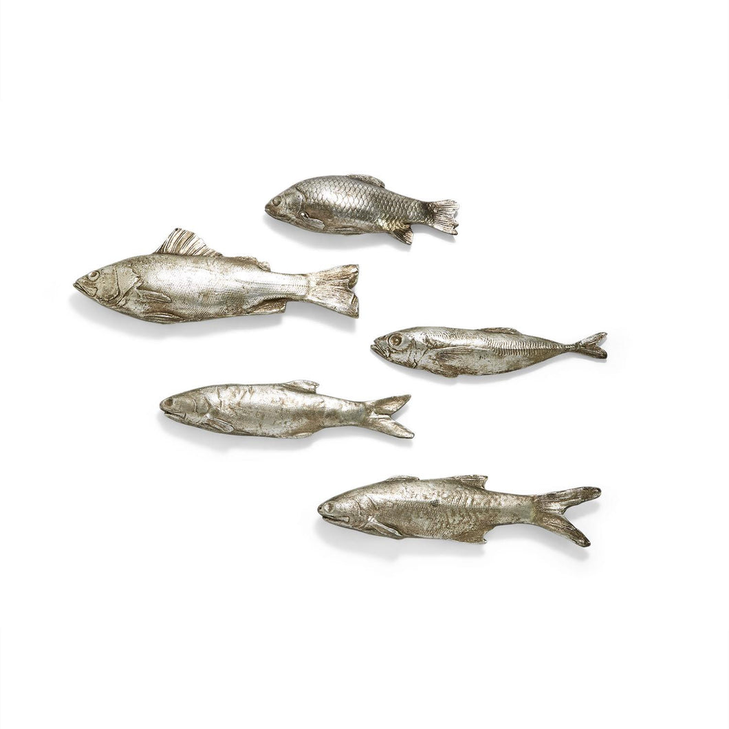 Fish Set Metal (5 Different Sizes)
