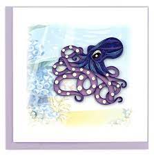 Notecard Quilling Octopus